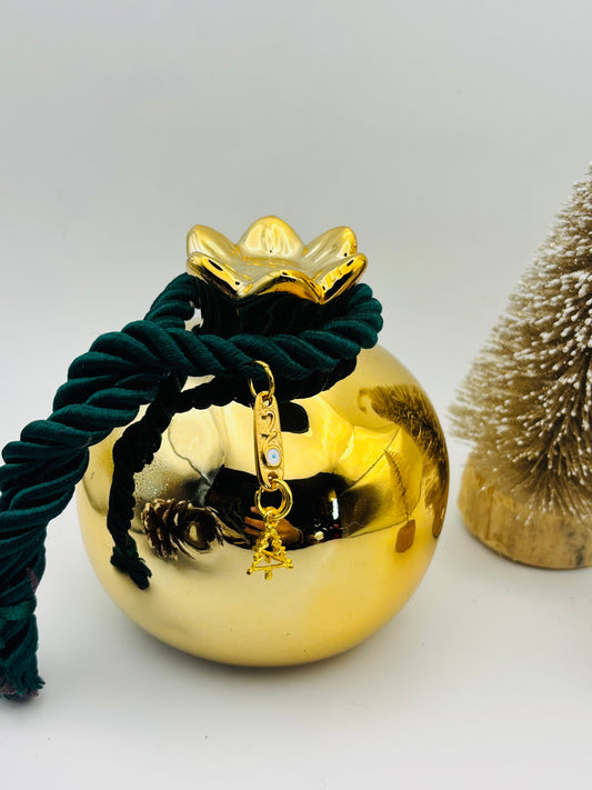 Γούρι ρόδι Gold