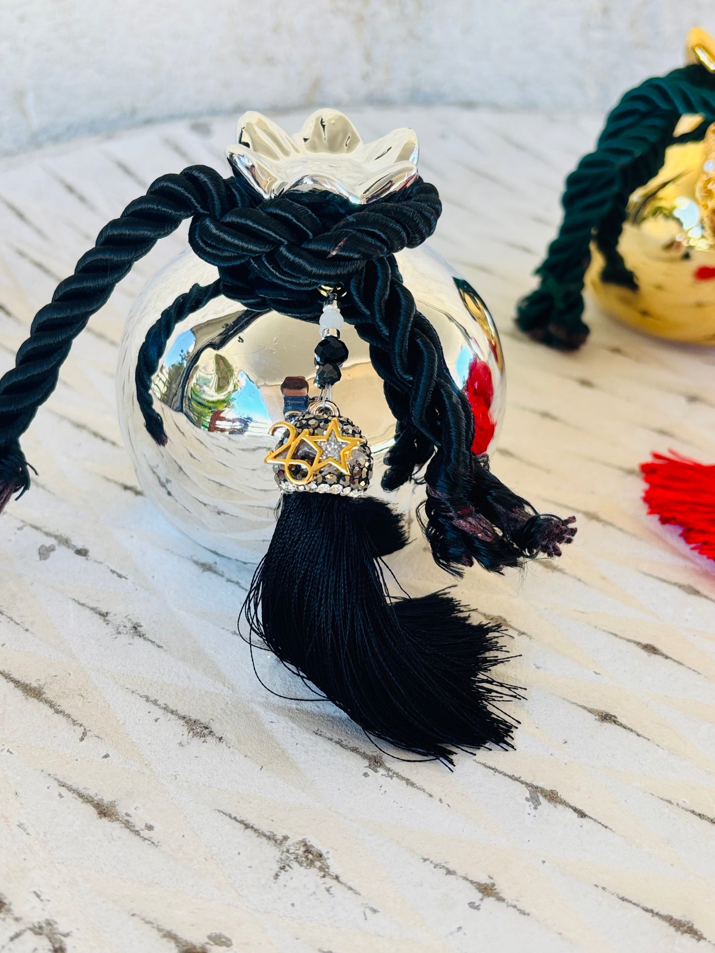 Γούρι ρόδι Silver