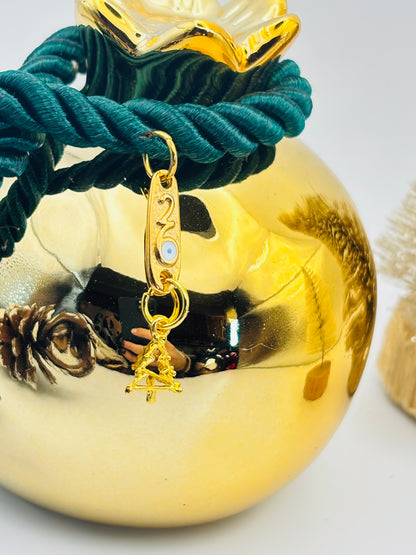 Γούρι ρόδι Gold