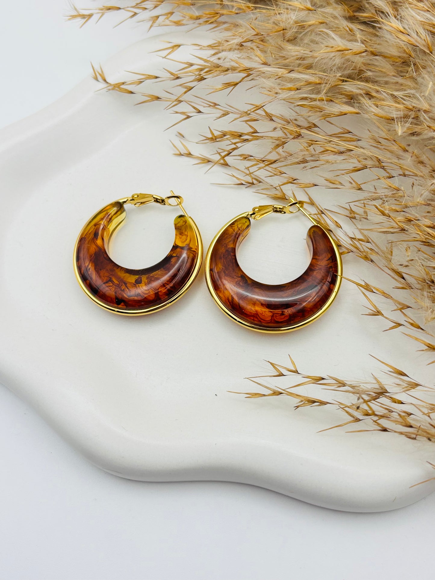 Σκουλαρίκια Brown