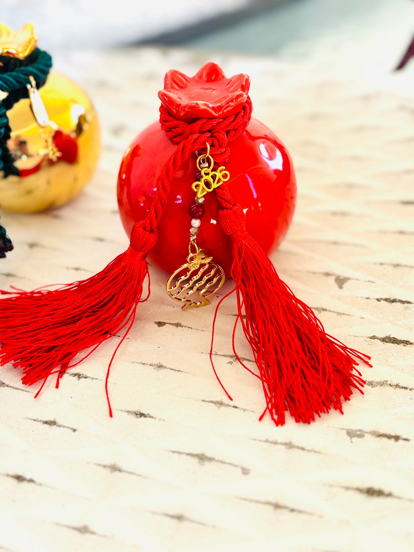 Γούρι ρόδι Red