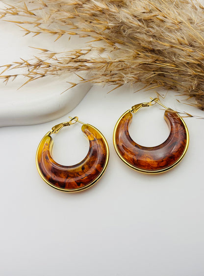 Σκουλαρίκια Brown