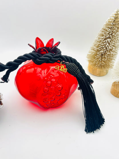 Γούρι ρόδι Glassy