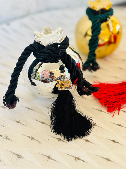 Γούρι ρόδι Silver