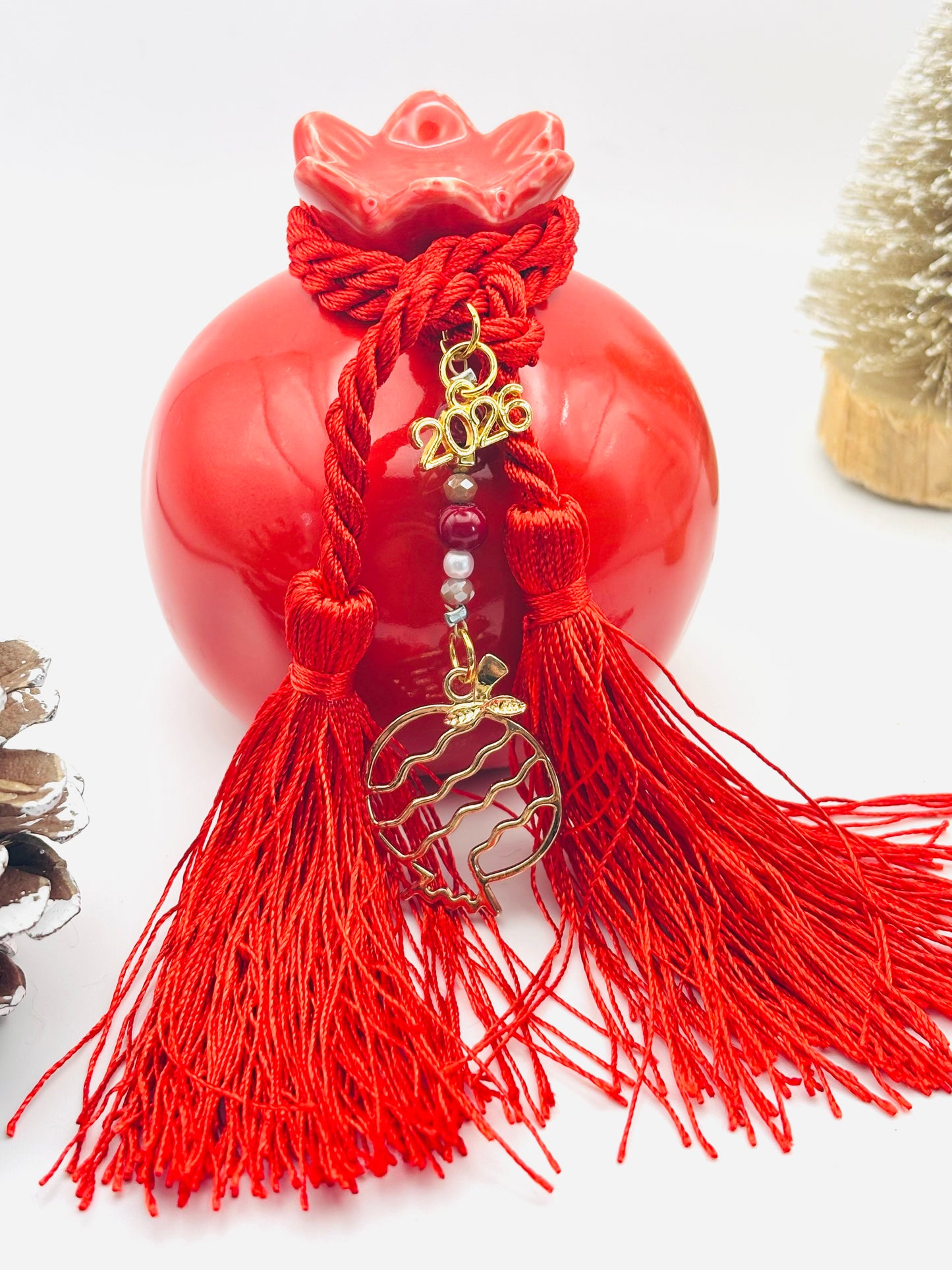 Γούρι ρόδι Red